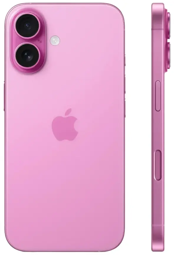 Смартфон Apple iPhone 16 128 GB, nano SIM, Pink