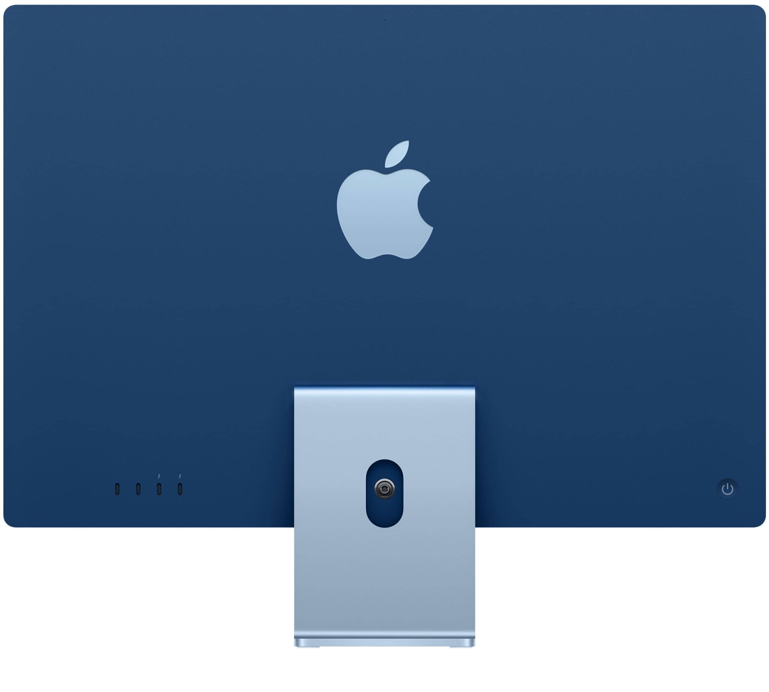Моноблок Apple iMac 24" М3 (2023), 8 GB RAM/256 GB SSD, 8 CPU/10 GPU, Gigabit Ethernet, Blue, английская клавиатура
