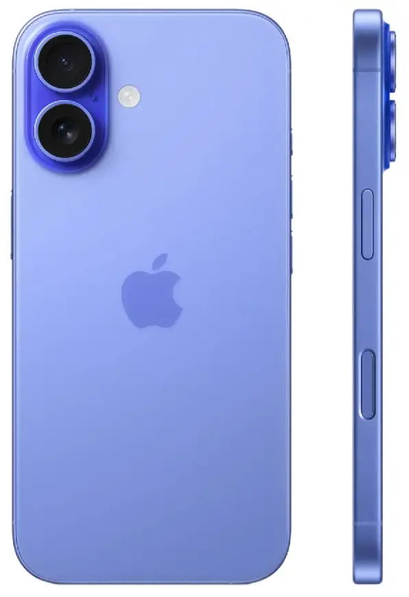 Смартфон Apple iPhone 16 256 GB, nano SIM, Ultramarine