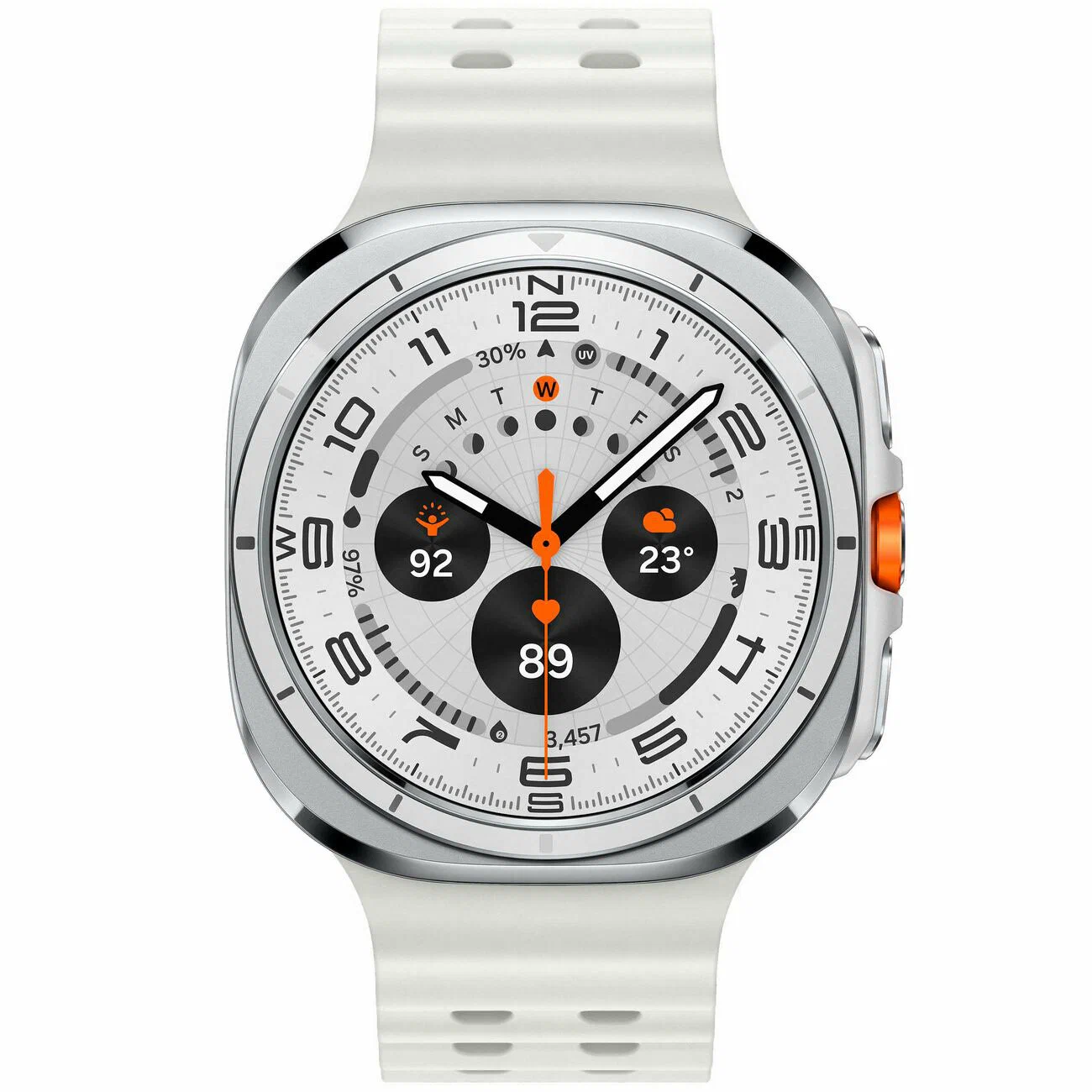 Умные смарт-часы Samsung Galaxy Watch Ultra, 47 mm, eSIM, Titanium White