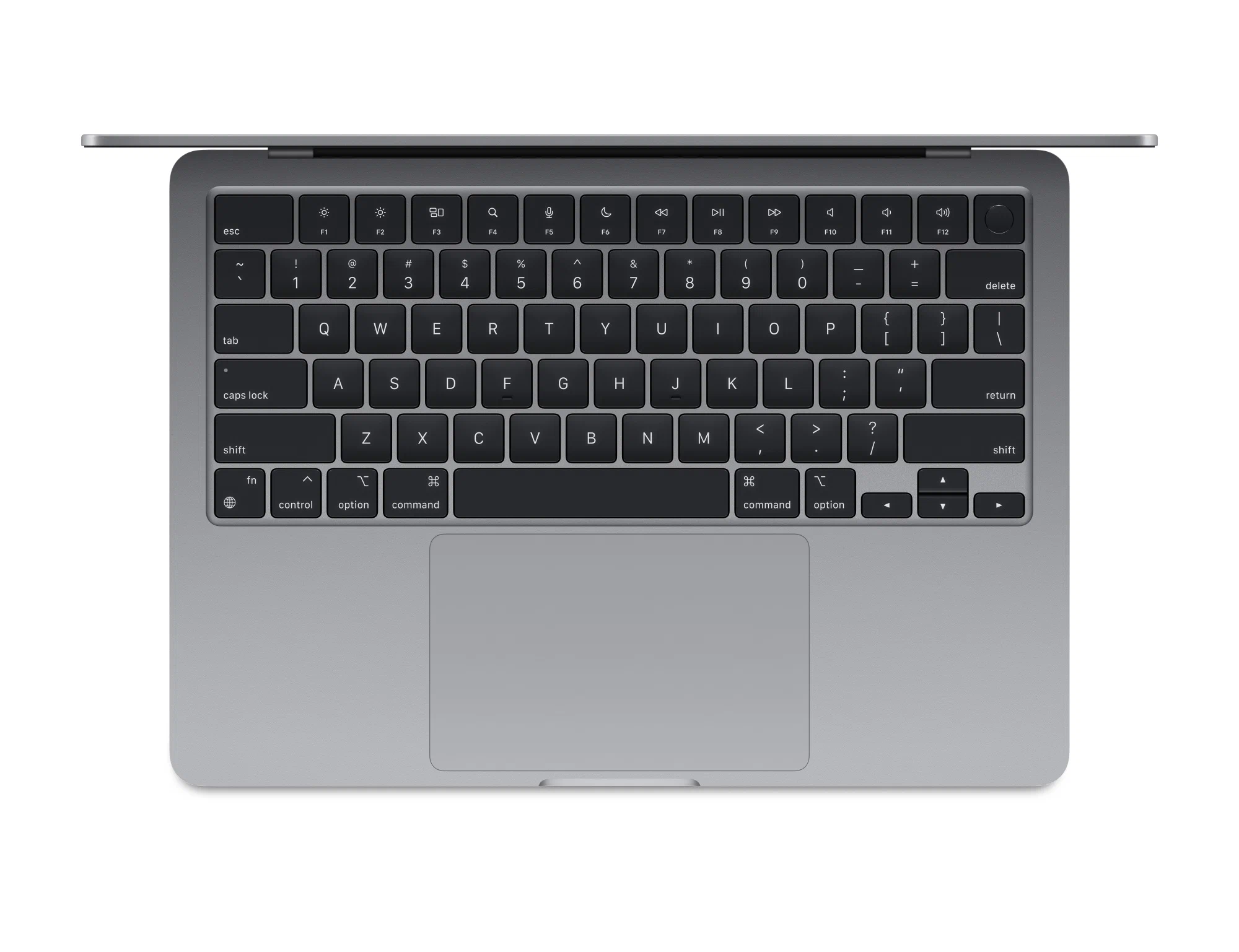 13.6" Ноутбук Apple MacBook Air 13 M3 (2024), 8 GB RAM/256 GB SSD, 8 CPU/8 GPU, Space Gray, английская клавиатура