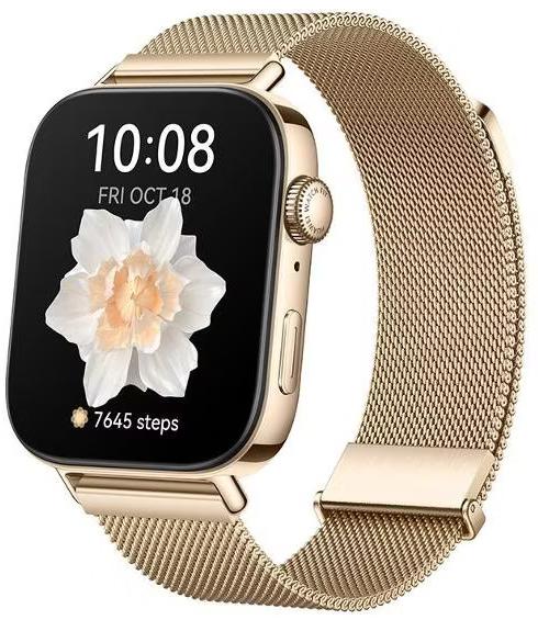 Умные смарт-часы Huawei Watch FIT 3, 43.2 mm, Bluetooth, NFC, Gold