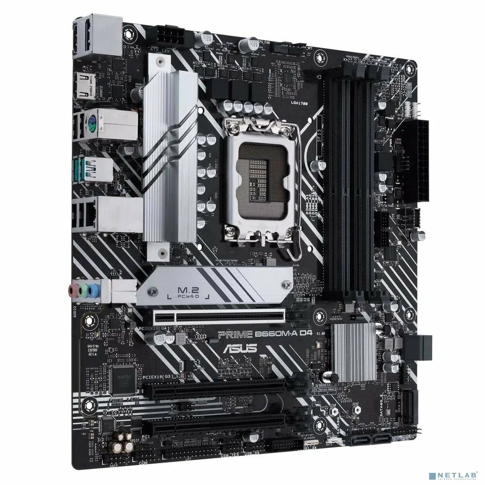 Материнская плата Asus Prime B660M-A D4, LGA1700, mATX