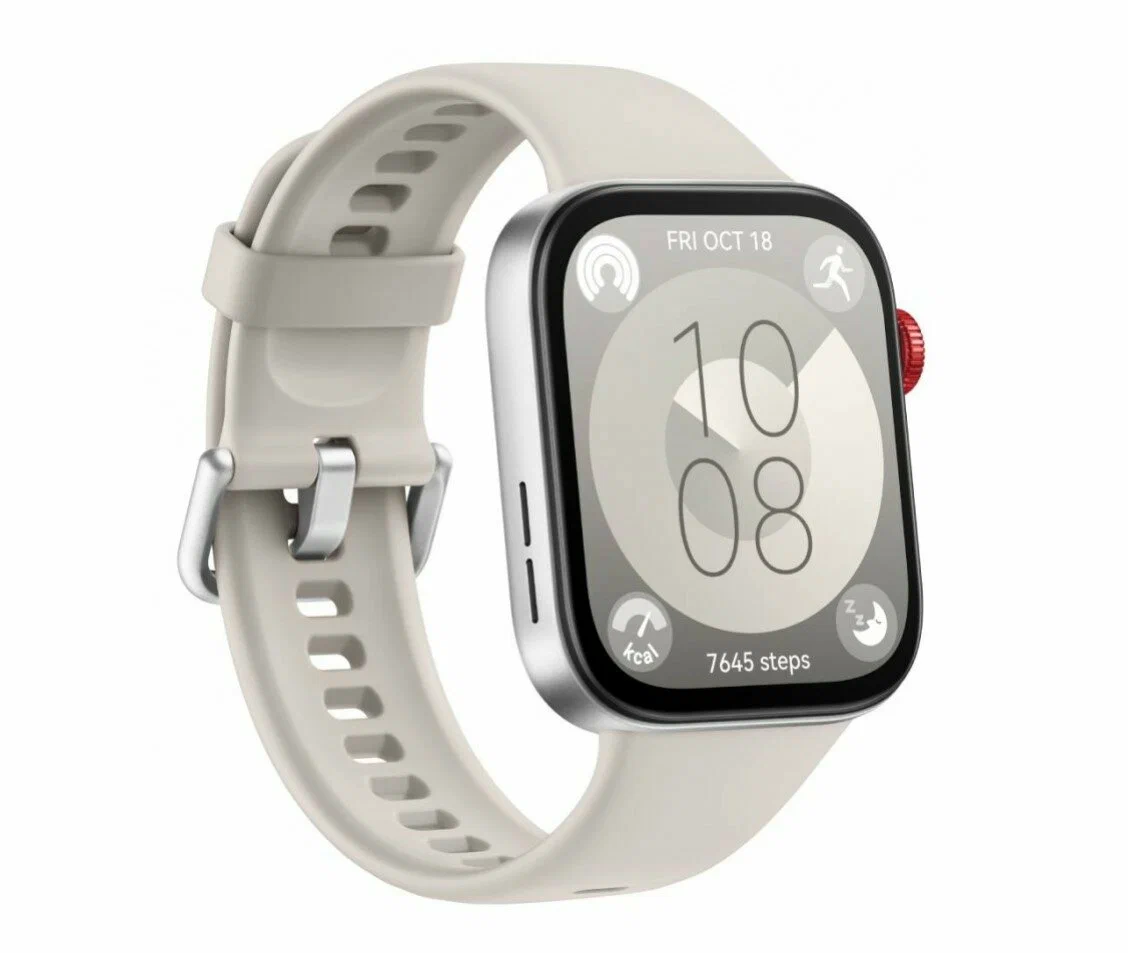 Умные смарт-часы Huawei Watch FIT 3, 43.2 mm, Bluetooth, NFC, Moon White