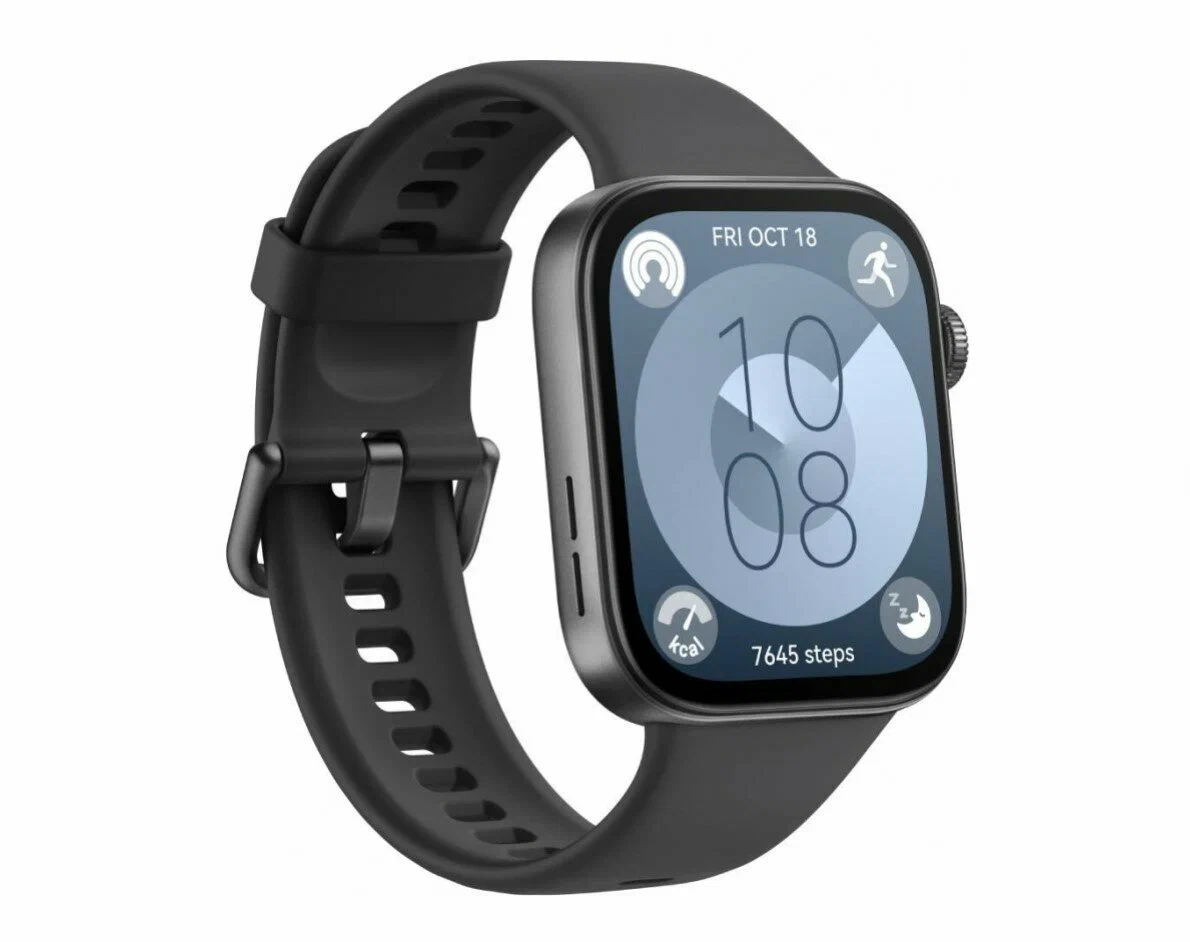 Умные смарт-часы Huawei Watch FIT 3, 43.2 mm, Bluetooth, NFC, Graphite Black