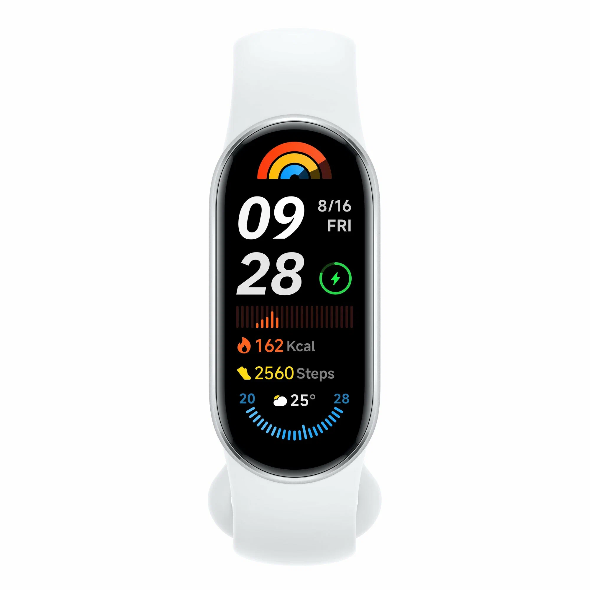 Фитнес-браслет Xiaomi Mi Band 9, 46 mm, Bluetooth, Silver
