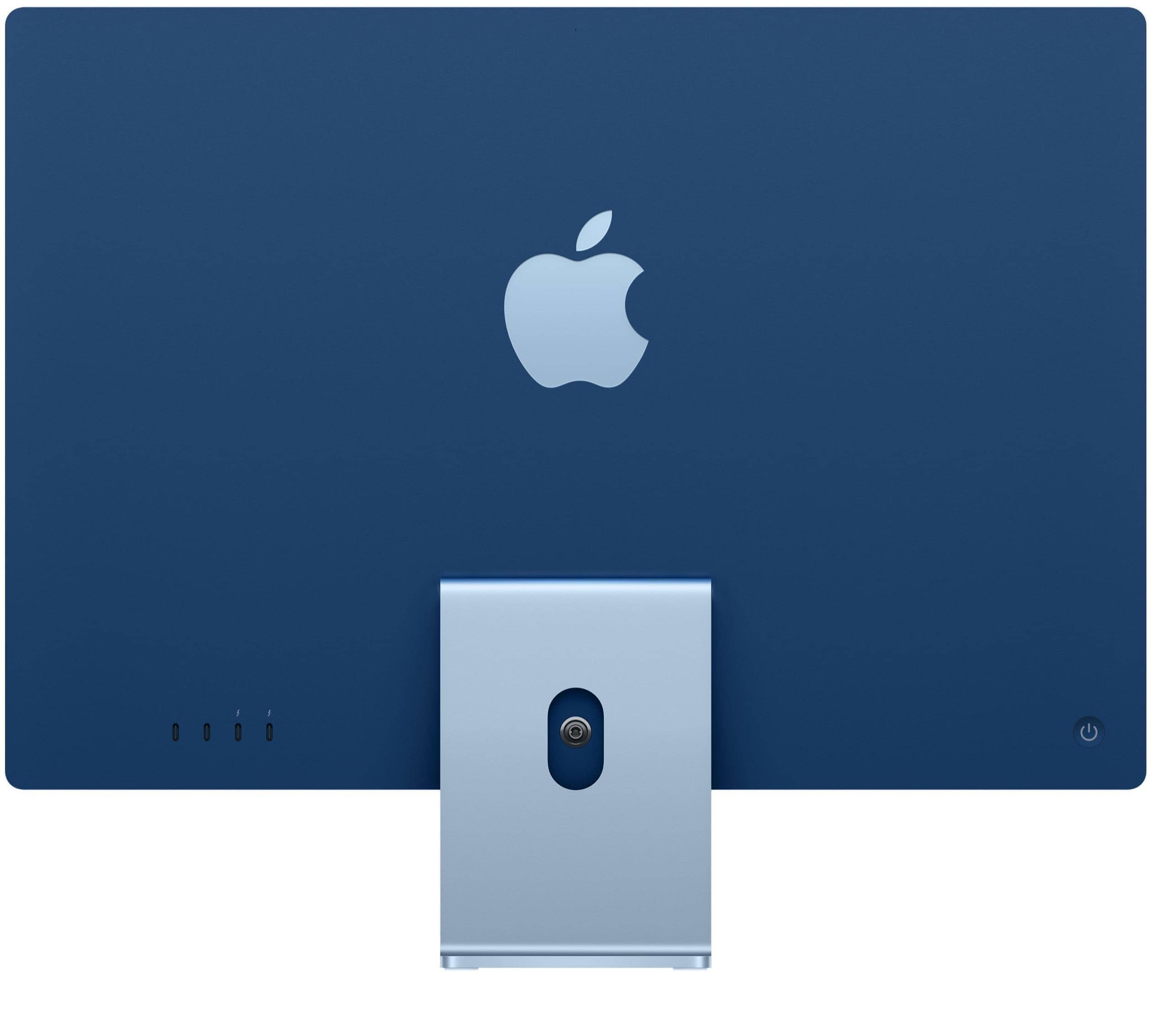 Моноблок Apple iMac 24" М3 (2023), 16 GB RAM/512 GB SSD, 8 CPU/10 GPU, Gigabit Ethernet, Blue, английская клавиатура