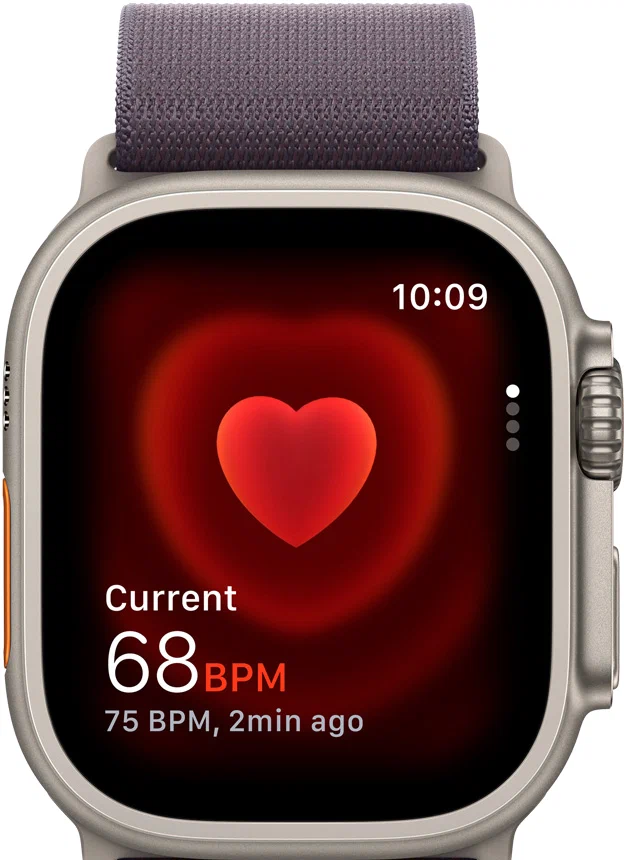 Умные смарт-часы Apple Watch Ultra 2, 49мм, GPS+Cellular, Titanium Case, Indigo Alpine Loop