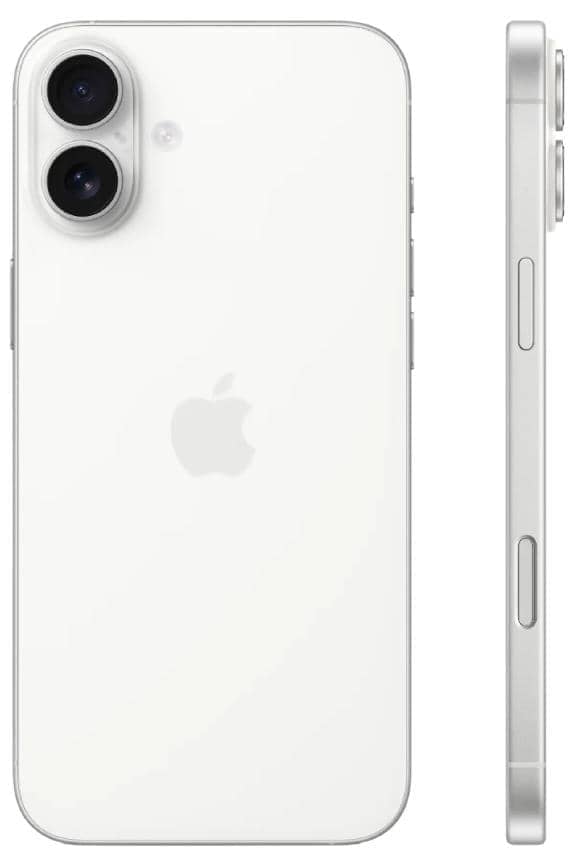 Смартфон Apple iPhone 16 Plus 128 GB, nano SIM, White