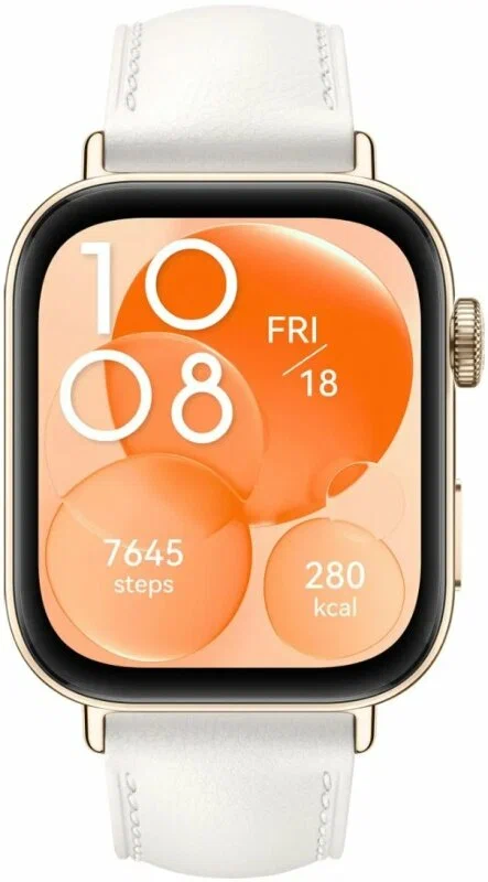 Умные смарт-часы Huawei Watch FIT 3, 43.2 mm, Bluetooth, NFC, Pearl White