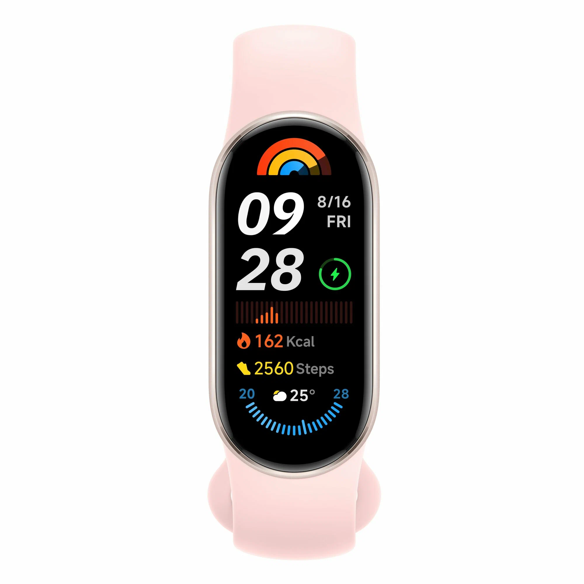 Фитнес-браслет Xiaomi Mi Band 9, 46 mm, Bluetooth, NFC, Pink