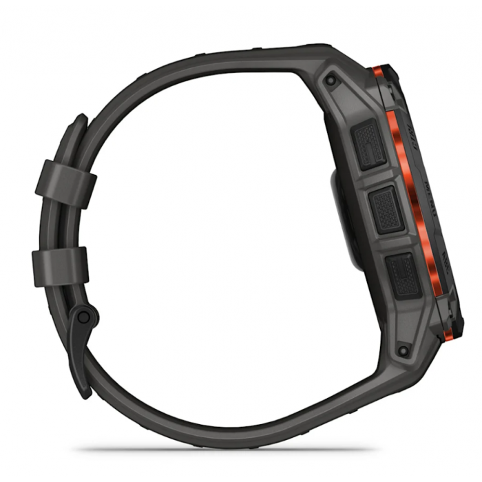 Умные смарт-часы Garmin Instinct 3 Solar, 50 mm, GPS, Black with Charcoal Band