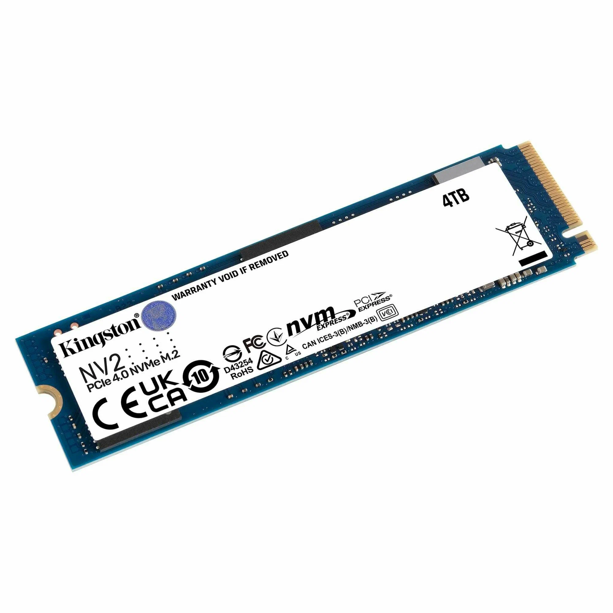 Внутренний накопитель SSD Kingston 4 TB M.2 (SNV2S/4000G)