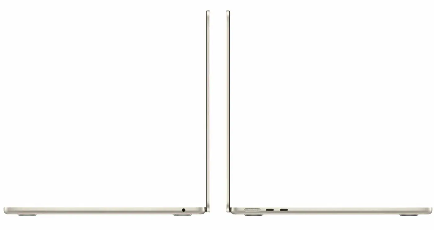 13.6" Ноутбук Apple MacBook Air 13 M4 (2025) 24 GB RAM/512 GB SSD, 10 CPU/10 GPU, Starlight, английская клавиатура