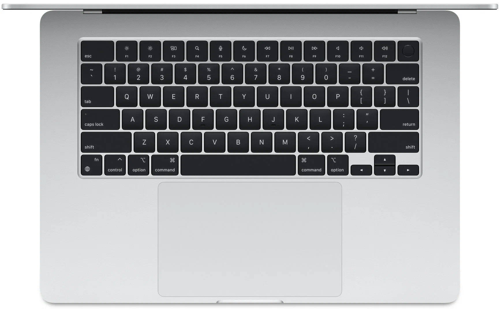 15.3" Ноутбук Apple MacBook Air 15 M2 (2023), 8 GB RAM/256 GB SSD, 8 CPU/10 GPU, Silver, английская клавиатура