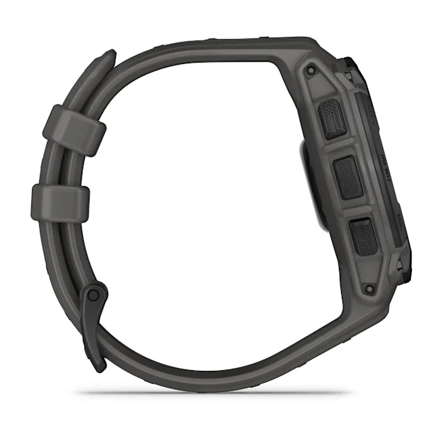 Умные смарт-часы Garmin Instinct E, 45 mm, GPS, Black with Charcoal Band