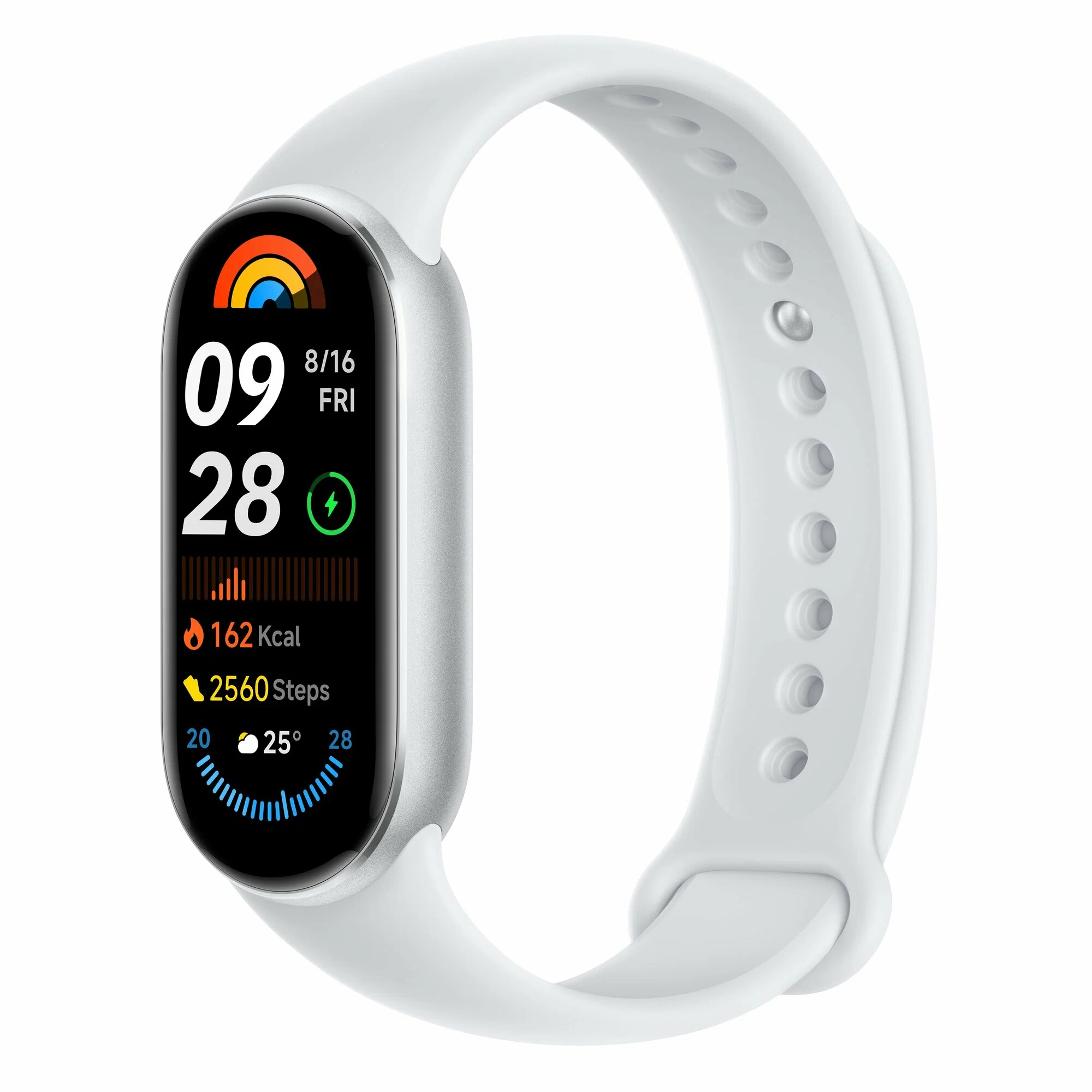 Фитнес-браслет Xiaomi Mi Band 9, 46 mm, Bluetooth, Silver