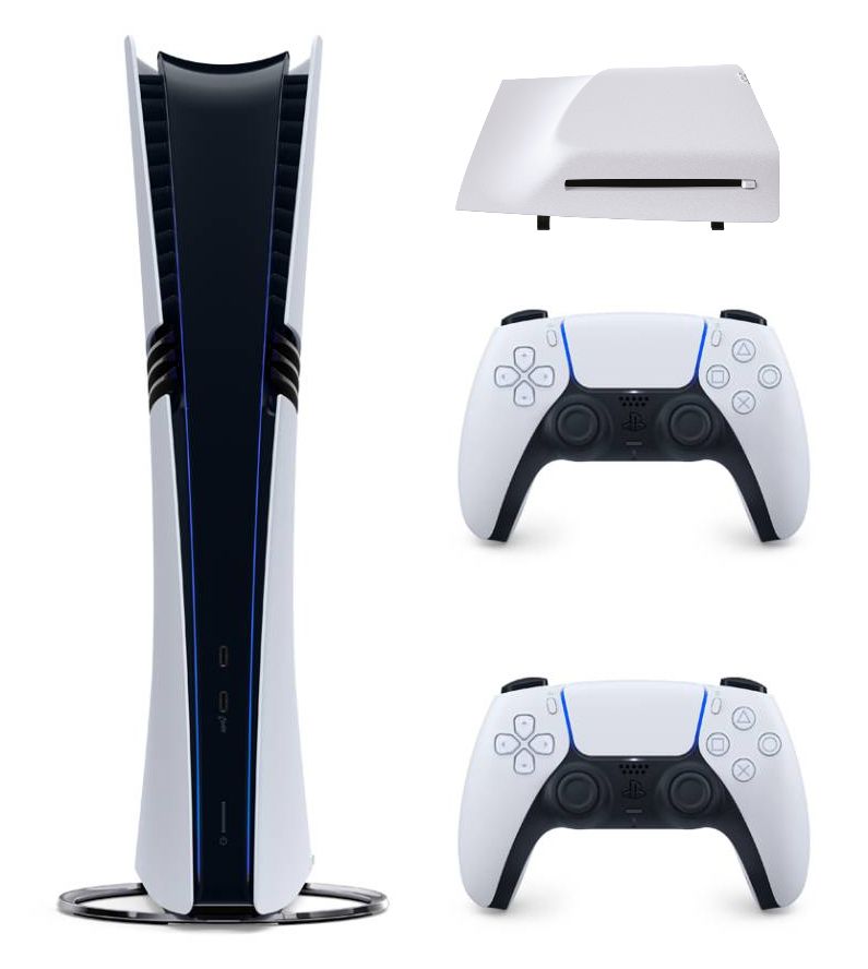 Игровая приставка Sony PlayStation 5 Pro, с дисководом, 2 TB SSD, 2 геймпад