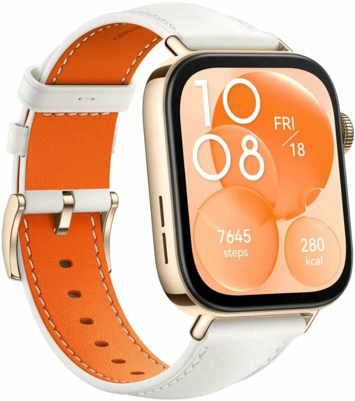 Умные смарт-часы Huawei Watch FIT 3, 43.2 mm, Bluetooth, NFC, Pearl White