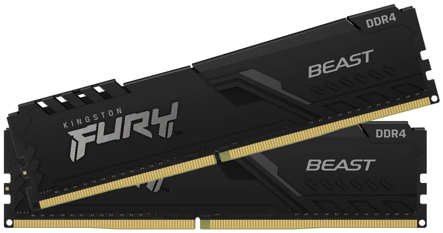 Оперативная память Kingston Fury Beast 32 GB (2x16 GB) DDR4 3200 MHz (KF432C16BB1K2/32)