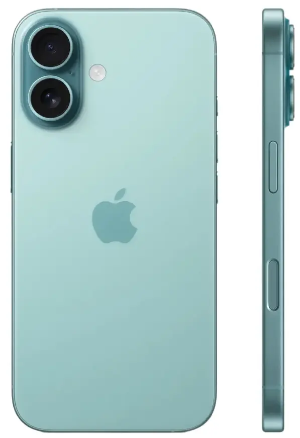 Смартфон Apple iPhone 16 128 GB, nano SIM, Teal