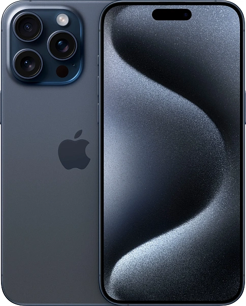 Смартфон Apple iPhone 15 Pro 256 GB, Dual: nano SIM + eSIM, Blue Titanium
