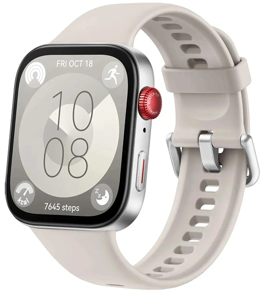 Умные смарт-часы Huawei Watch FIT 3, 43.2 mm, Bluetooth, NFC, Moon White