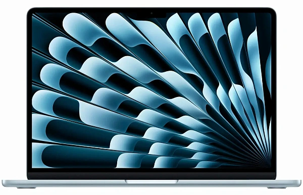 13.6" Ноутбук Apple MacBook Air 13 M4 (2025) 16 GB RAM/256 GB SSD, 10 CPU/8 GPU, Sky Blue, английская клавиатура
