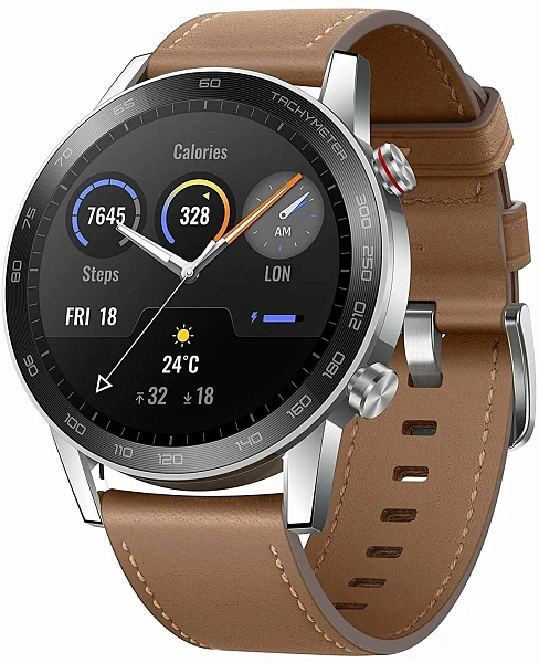 Умные смарт-часы Honor MagicWatch 2, 46 mm, NFC, GPS, Silver