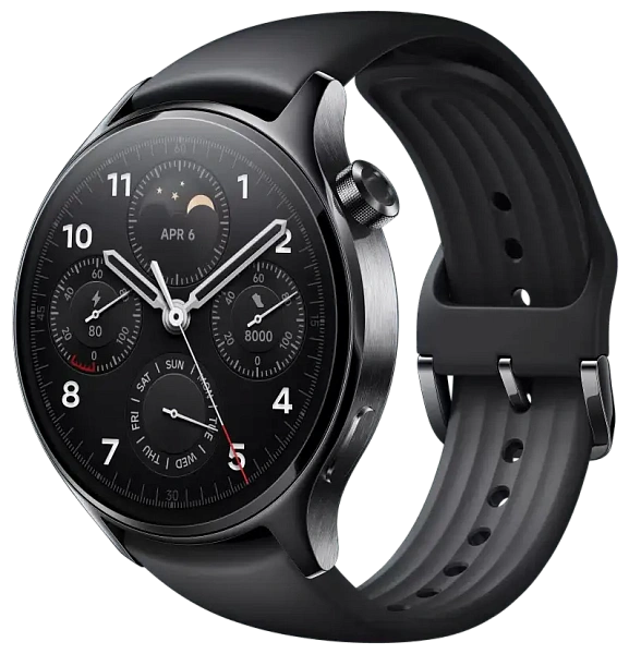 Умные смарт-часы Xiaomi Watch S1 Pro, NFC, Silver Black