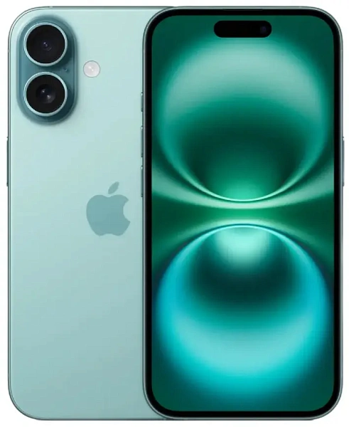 Смартфон Apple iPhone 16 128 GB, nano SIM, Teal