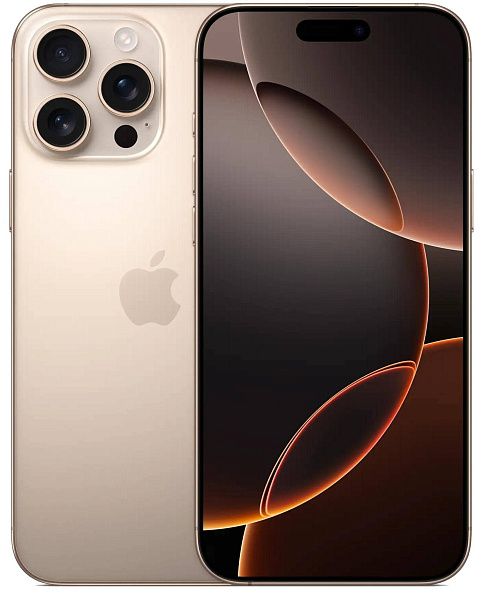 Смартфон Apple iPhone 16 Pro Max 256 GB, nano SIM, Desert Titanium