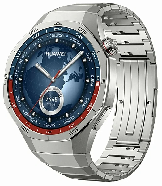 Умные смарт-часы Huawei Watch GT 5 Pro, 46 mm, Bluetooth, NFC, Titanium
