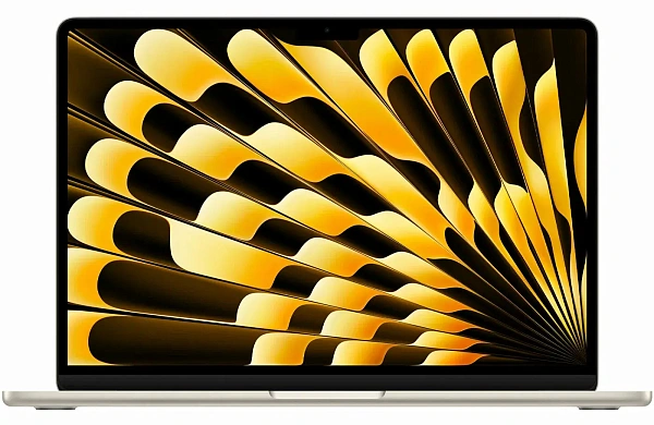 13.6" Ноутбук Apple MacBook Air 13 M4 (2025) 24 GB RAM/512 GB SSD, 10 CPU/10 GPU, Starlight, английская клавиатура