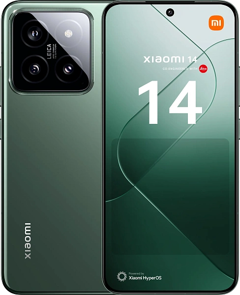 Смартфон Xiaomi 14 8/256 GB, Dual nano SIM, Jade Green