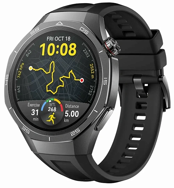 Умные смарт-часы Huawei Watch GT 5 Pro, 46 mm, Bluetooth, NFC,  Black