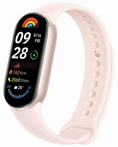 Фитнес-браслет Xiaomi Mi Band 9, 46 mm, Bluetooth, NFC, Pink