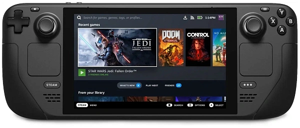 Игровая приставка Valve Steam Deck 256 GB SSD Black