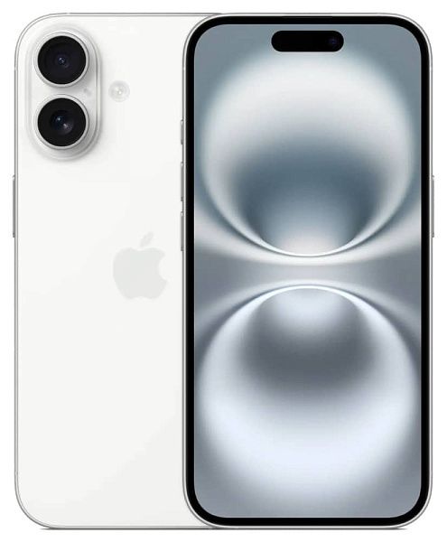 Смартфон Apple iPhone 16 128 GB, nano SIM, White
