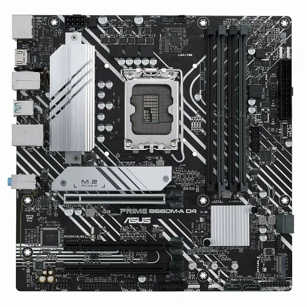 Материнская плата Asus Prime B660M-A D4, LGA1700, mATX