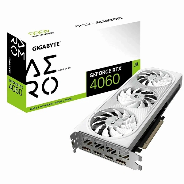 Видеокарта Gigabyte GeForce RTX 4060 Aero OC 8GB