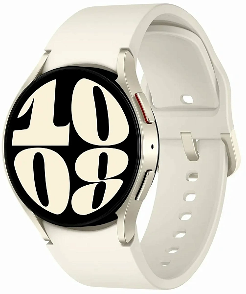 Умные смарт-часы Samsung Galaxy Watch 6, NFS, 40 mm, White Gold