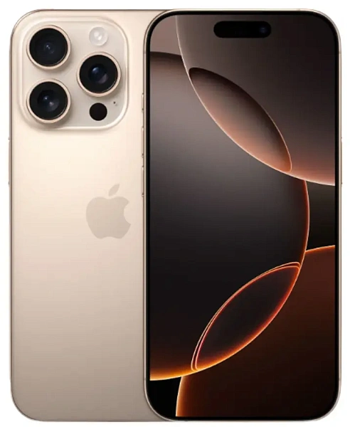 Смартфон Apple iPhone 16 Pro 128 GB, nano SIM, Desert Titanium