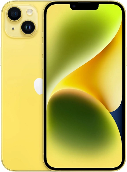 Смартфон Apple iPhone 14 Plus 128 GB, Dual: nano SIM + eSIM, Yellow