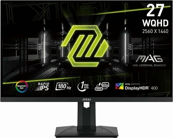 27" Монитор MSI G274QRFW, 2560x1440, 170 Гц, IPS, Black