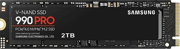 Внутренний накопитель SSD Samsung 990 Pro 2 TB M.2 (MZ-V9P2T0B/AM)