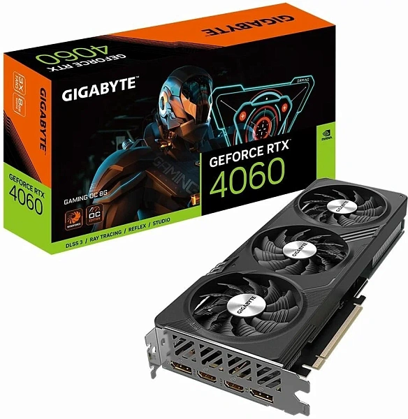 Видеокарта Gigabyte GeForce RTX 4060 Gaming OC 8GB