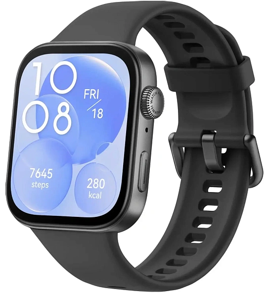 Умные смарт-часы Huawei Watch FIT 3, 43.2 mm, Bluetooth, NFC, Graphite Black
