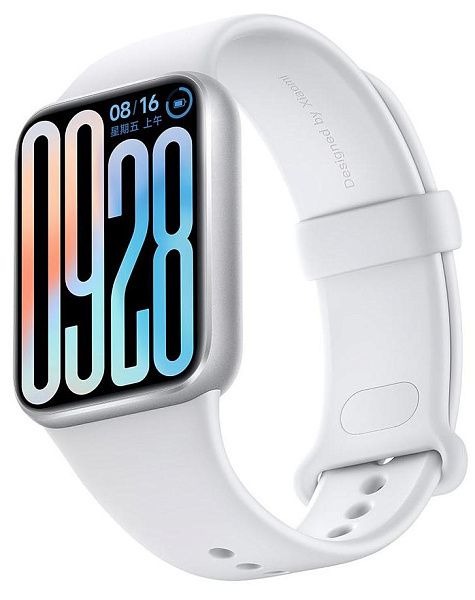 Умные смарт-часы Xiaomi Smart Band 9 Pro, 46 mm, NFC, Silver/White