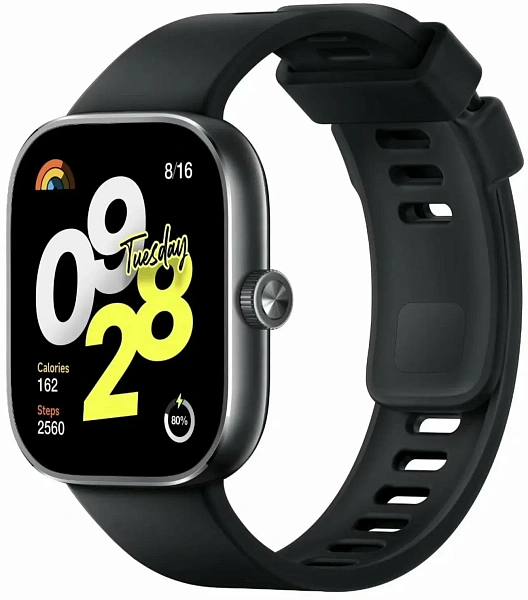 Умные смарт-часы Xiaomi Redmi Watch 4, Obsidian Black